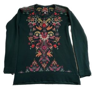 Johnny Was waffle Knit top